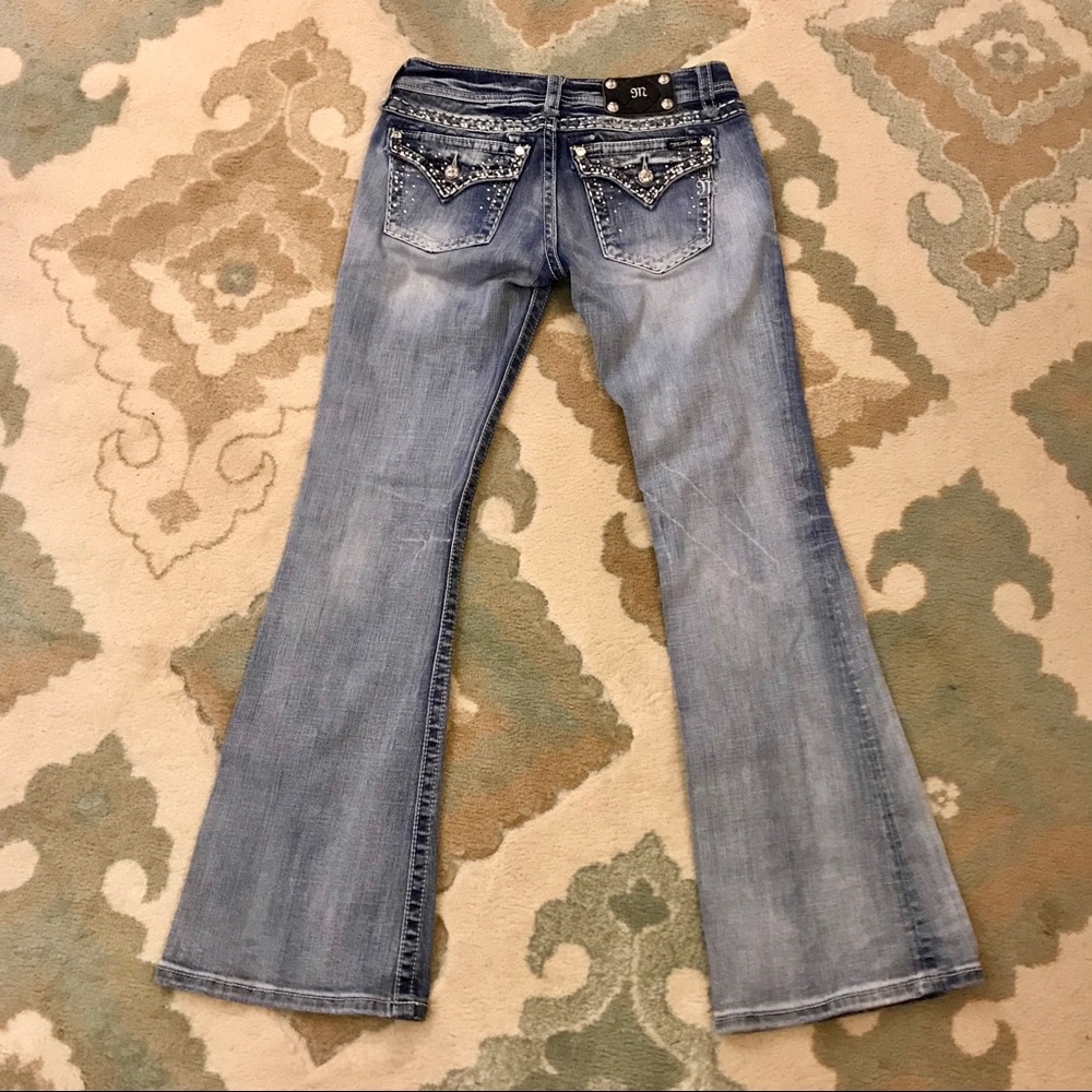 ✨Miss Me Rhinestone Flared Denim Jeans